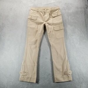 Ralph Lauren Polo Jeans Co Pants Womens 12 Tab Cargo Bootcut Low Rise Y2K